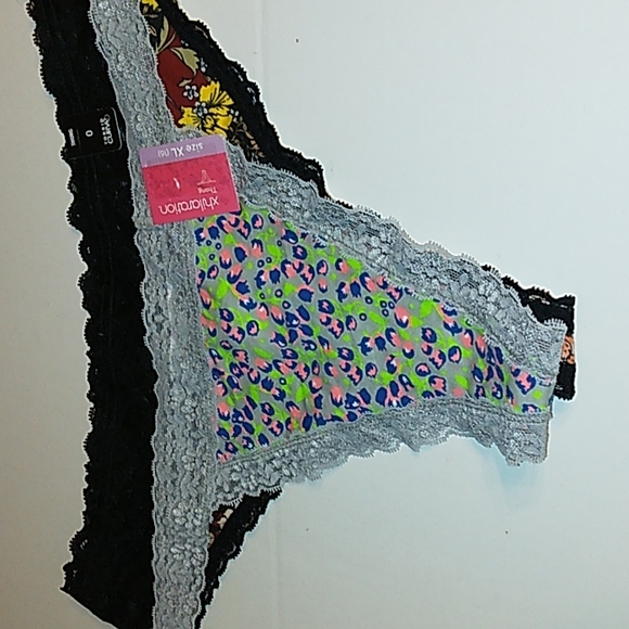 NWT☆Bundle☆Lot Plus Size Torrid & Xhilaration Lace Thong Panties Set☆ - Picture 10 of 10